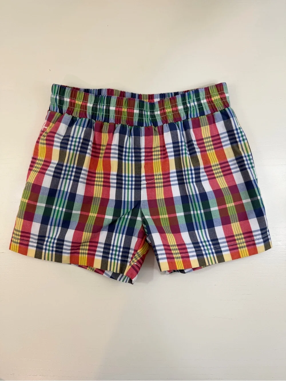 TBBC Green Polo + Plaid Sheffield Shorts 6